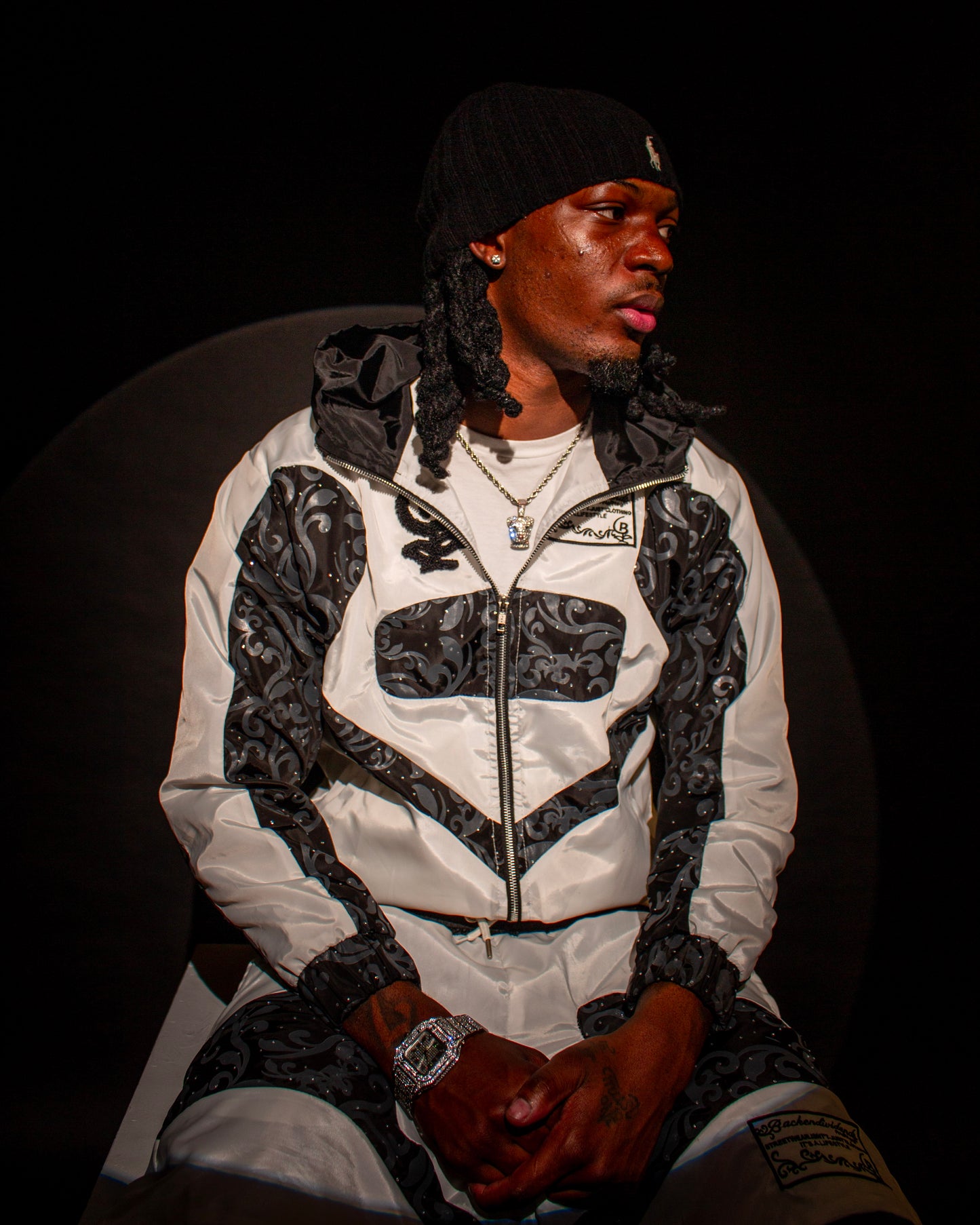 FLORAL WINDBREAKER JACKET