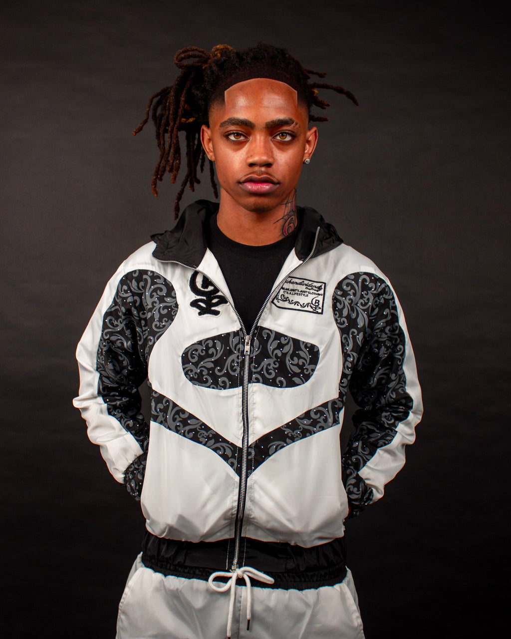 FLORAL WINDBREAKER JACKET