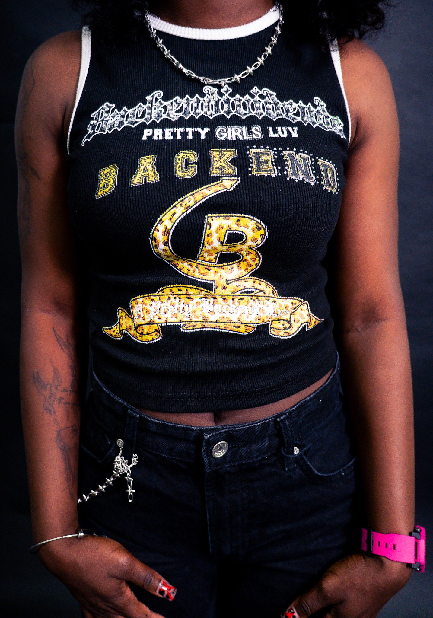 Cheetah Print Crop Tops