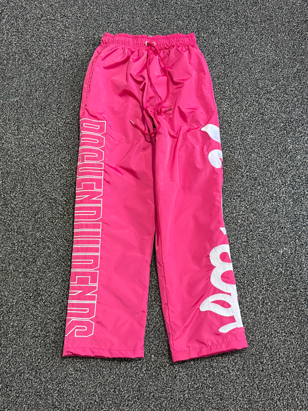 BACKEND NYLON WINDBREAKER PANTS