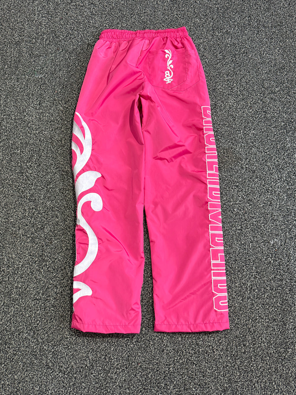 BACKEND NYLON WINDBREAKER PANTS